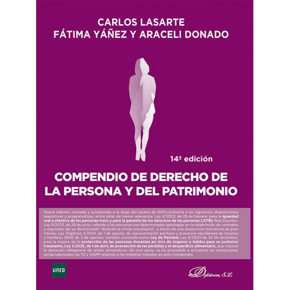 Compendio de Derecho de la Persona y del Patrimonio   2025