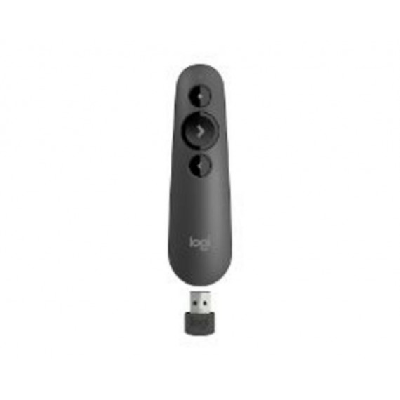 Presentador LOGITECH R500 Láser Rf Wireless/bluetooth Grafito (910-005843)