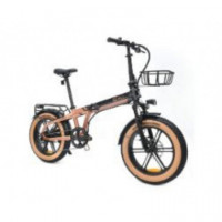 Bicicleta Eléctrica YOUIN Fat E-bike Dallas 20" 250W Cobre (BK1650)