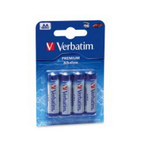 Pilas Alcalinas Aa VERBATIM (pack 4) (49921)
