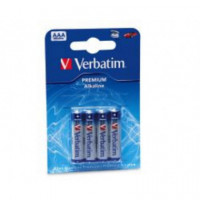Pilas Alcalinas Aaa VERBATIM (pack 4) (49920)