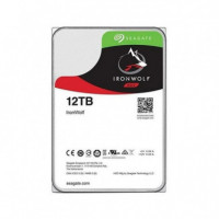 SEAGATE Disco Duro 12TB 3.5 ST12000VN0008 Ironwolf 256MB Ideal para Nas