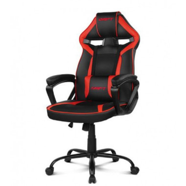DRIFT Silla Gaming DR50 Pro Negro/rojo Incluye Cojin Lumbar