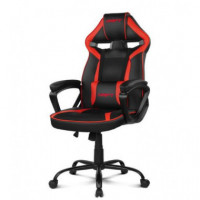 DRIFT Silla Gaming DR50 Pro Negro/rojo Incluye Cojin Lumbar