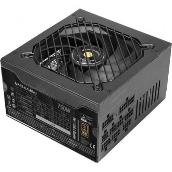 MARS GAMING Fuente Alimentacion MPB750SIM/ 750W 80 Plus Bronze Ventilador 14CM/ 80 Plus Bronze