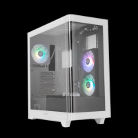 NOX Carcasa Hummer Ether Blanca y Negra