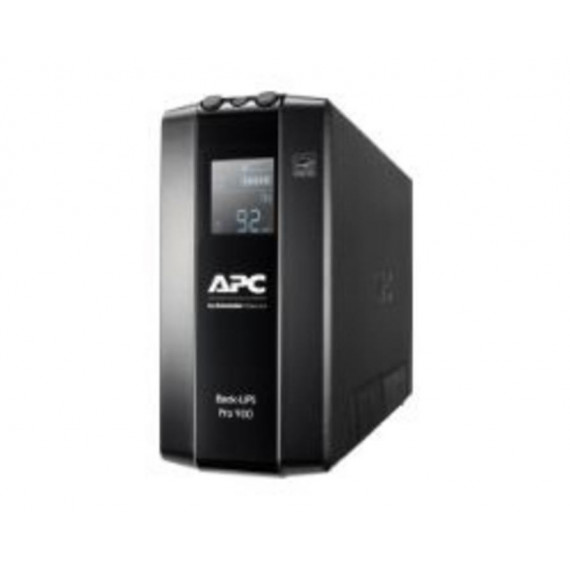 Sai APC Back Ups Pro Br Línea Interactiva 900VA 540W Pantalla Lcd 6 Tomas Ac (BR900MI)