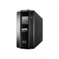 Sai APC Back Ups Pro Br Línea Interactiva 900VA 540W Pantalla Lcd 6 Tomas Ac (BR900MI)