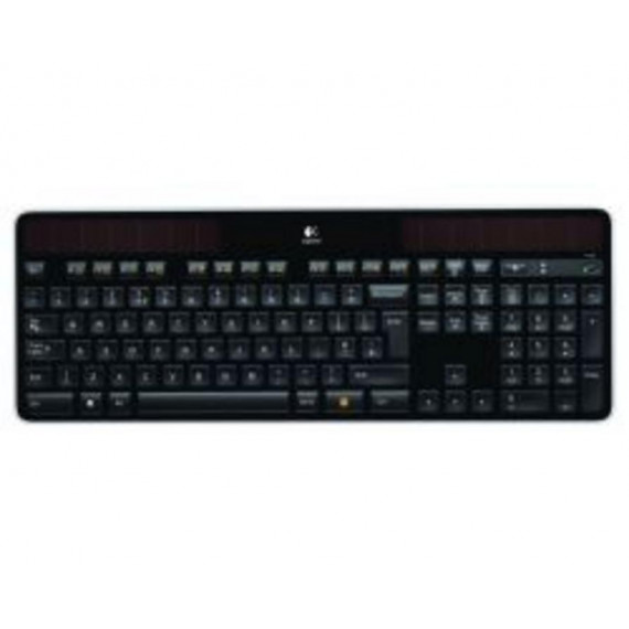 Teclado LOGITECH K750 Solar Wireless 104 Teclas Qwerty Rf 2.4GHZ Negro (920-002921)