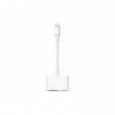 Adaptador Apple Lightning a Hdmi/usb para Ipad/iphone/ipod Blanco (MD826ZM/A)  APPLE