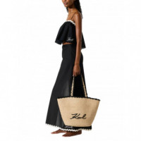 KARL LAGERFELD - K/signature Scallop Bag - 106 - B1W46070/106