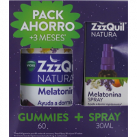 ZZZQUIL Natura 60 Gummies + 1 Spray 30 Ml Sabor