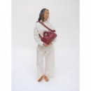 OLEND Bolsos Bolso ölend Miniona Vegan Leather Cherry Red