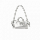 OLEND Bolsos Bolso ölend Miniona Vegan Leather Bag Silver