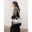 OLEND Bolsos Bolso ölend Miniona Vegan Leather Bag Silver