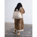 OLEND Bolsos Bolso Mochila ölend Large Ona Soft Bag Sand