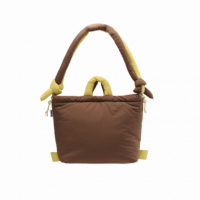 OLEND Bolsos Bolso Mochila ölend Ona Soft Bag Chocolate + Lime