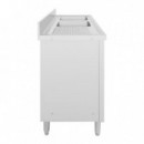 Mueble Fregadero Industrial 2 Senos a la Derecha LARRYHOUSE 160X60X85 Cm