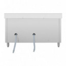 Mueble Fregadero Industrial 2 Senos a la Derecha LARRYHOUSE 160X60X85 Cm