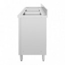 Mueble Fregadero Industrial 2 Senos a la Derecha LARRYHOUSE 160X60X85 Cm