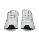 Deportivo Vivos+n Plata Malla Blanco  NEW BALANCE