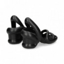 Sandalia Ligera Acolchada Negro  CAMPER