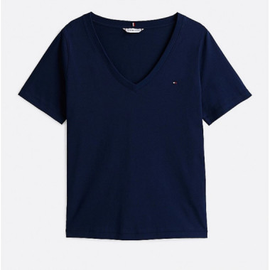 TOMMY HILFIGER - Modern Regular Flag V-nk Ss - C1G - F|WW0WW44177/C1G