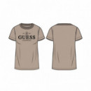 Camiseta con Logo Bordado de GUESS
