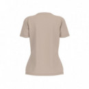 Camiseta con Logo Bordado de GUESS