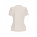 Camiseta con Logo Bordado de GUESS