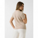 Camiseta con Logo Bordado de GUESS