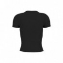 Camiseta con Brillantes en el Logo de GUESS