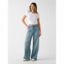 Camiseta con Brillantes en el Logo de GUESS