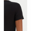 Camiseta con Brillantes en el Logo de GUESS