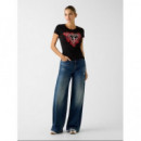 Camiseta de Estampado Floral de GUESS