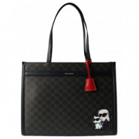 KARL LAGERFELD - Ikon Monogram Cc Square Tote - 2LS - B1W30022/2LS