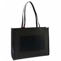 KARL LAGERFELD - Ikon Monogram Cc Square Tote - 2LS - B1W30022/2LS