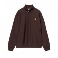 CARHARTT - Half Zip American Script Sweat - 33HXX - I027014/33HXX