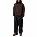 CARHARTT - Half Zip American Script Sweat - 33HXX - I027014/33HXX