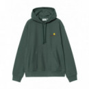 CARHARTT - Hooded American Script Sweat - 3GHXX - I028279/3GHXX