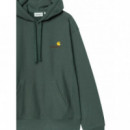 CARHARTT - Hooded American Script Sweat - 3GHXX - I028279/3GHXX