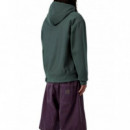 CARHARTT - Hooded American Script Sweat - 3GHXX - I028279/3GHXX