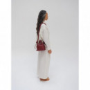 OLEND Bolsos Bolso ölend Microona Vegan Leather Cherry Red