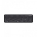 TRUST Teclado BLUETOOTH Vaiya Negro