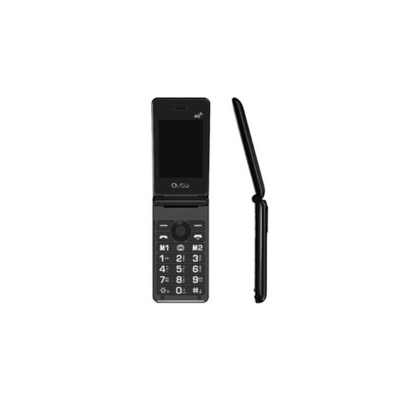 QUBO Telefono Movil X28-4G  Negro  Dual Sim,radio Fm, Boton Sos,camara