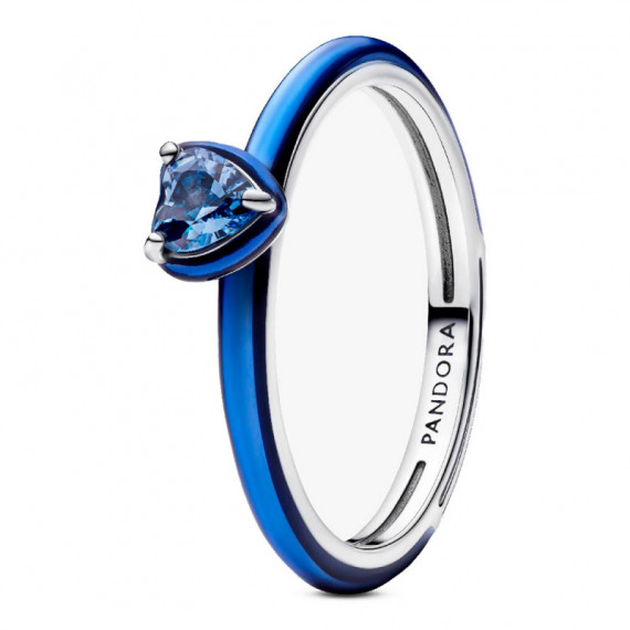 Anillo Corazón Chakra Azul 193088C03  PANDORA