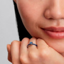 Anillo Corazón Chakra Azul 193088C03  PANDORA