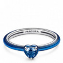 Anillo Corazón Chakra Azul 193088C03  PANDORA