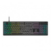 Teclado Gaming CORSAIR K55 Core Mecánico Qwerty 110 Teclas Rgb Usb-a 2.0 Negro (CH-9226C65-ES)