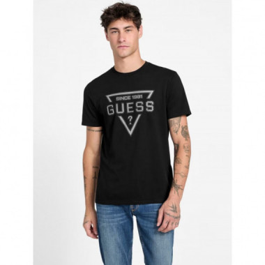 Camiseta con Logo de Tri&aacute;ngulo de GUESS